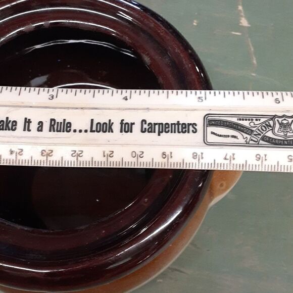 Vintage stoneware soup pot, toothpick holder, and egg dish. - Picture 5 of 15